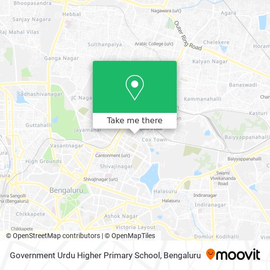 Government Urdu Higher Primary School map