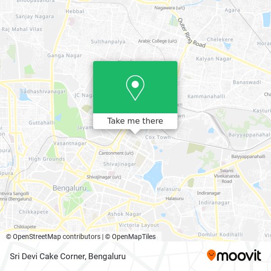 Sri Devi Cake Corner map