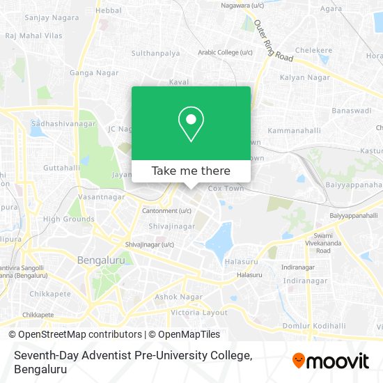 Seventh-Day Adventist Pre-University College map