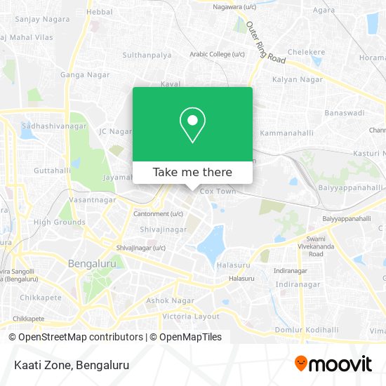 Kaati Zone map