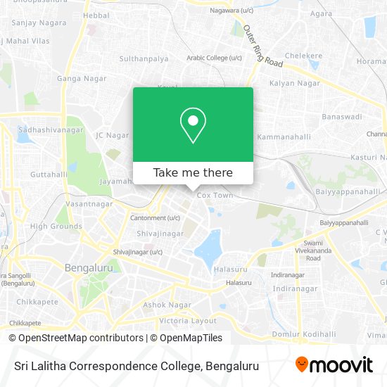 Sri Lalitha Correspondence College map