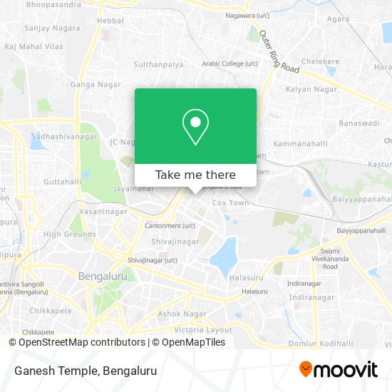 Ganesh Temple map