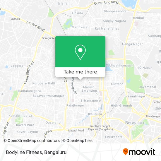 Bodyline Fitness map