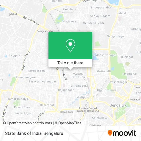 State Bank of India map