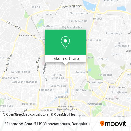 Mahmood Shariff HS Yashvanthpura map