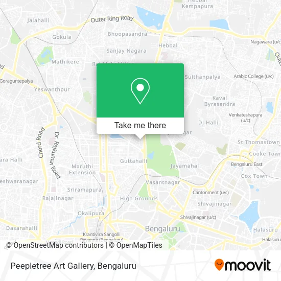 Peepletree Art Gallery map