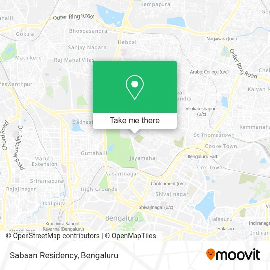 Sabaan Residency map