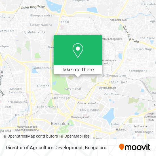 Director of Agriculture Development map