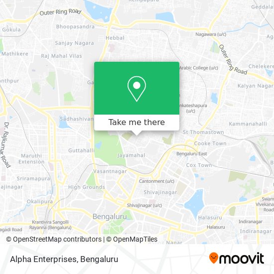 Alpha Enterprises map