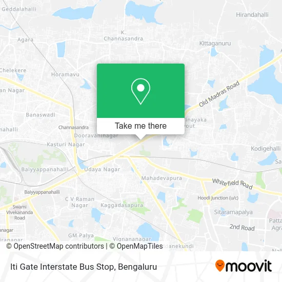 Iti Gate Interstate Bus Stop map