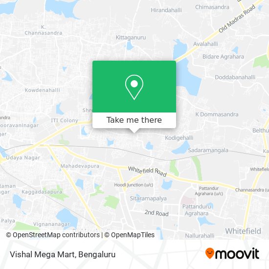 Vishal Mega Mart map