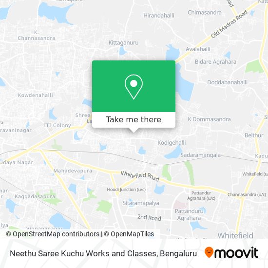 Neethu Saree Kuchu Works and Classes map
