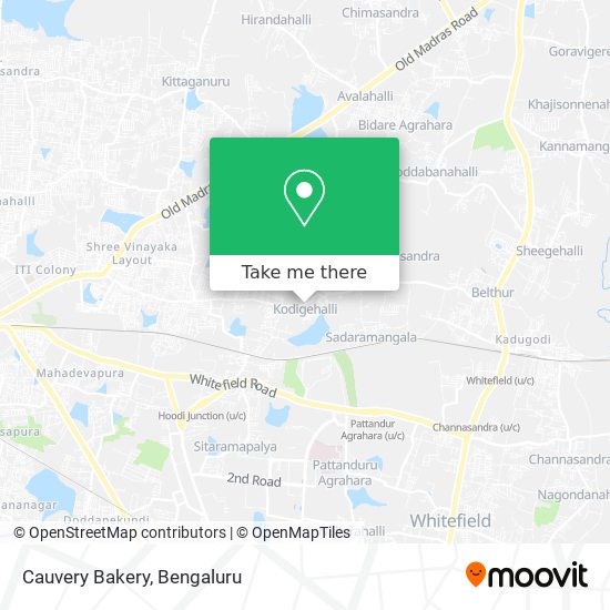 Cauvery Bakery map