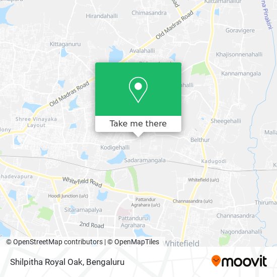 Shilpitha Royal Oak map