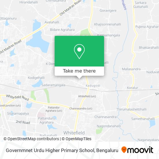 Governmnet Urdu Higher Primary School map