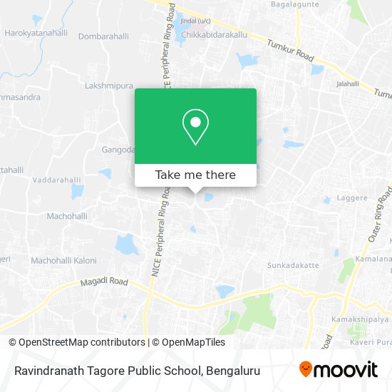 Ravindranath Tagore Public School map