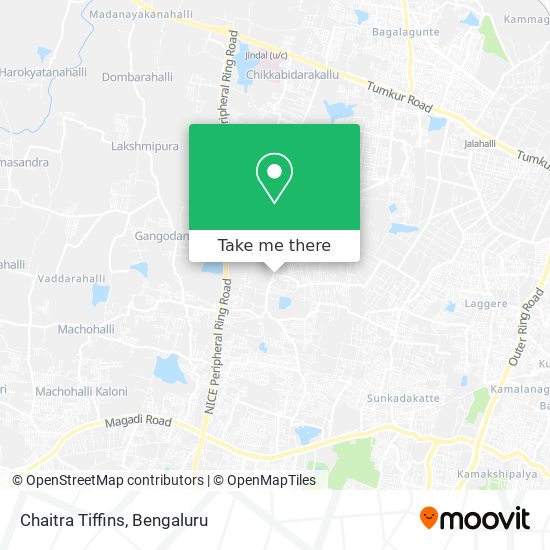 Chaitra Tiffins map