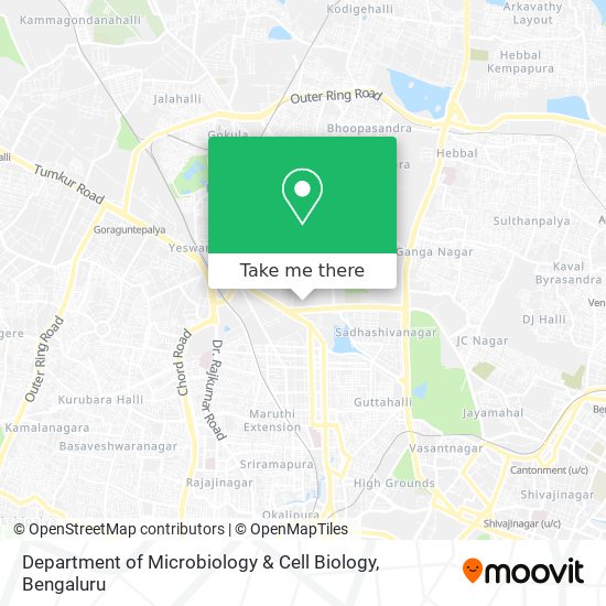 Department of Microbiology & Cell Biology map