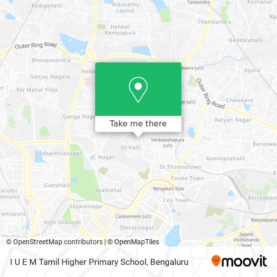 I U E M Tamil Higher Primary School map