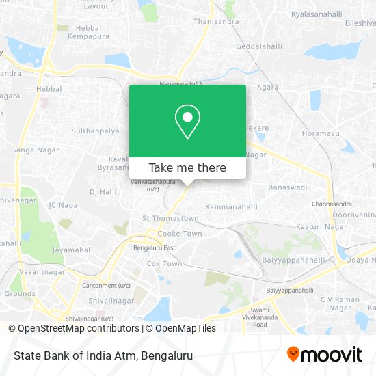 State Bank of India Atm map