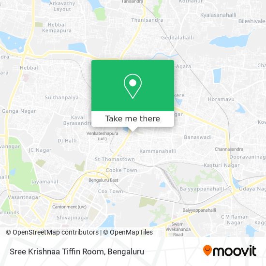 Sree Krishnaa Tiffin Room map