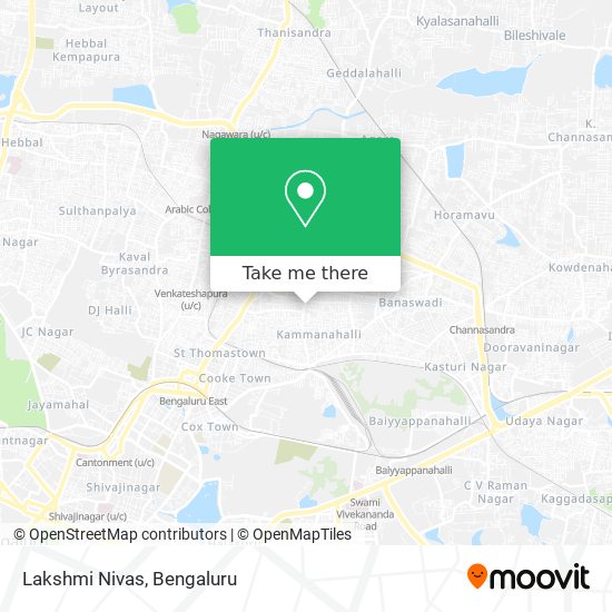 Lakshmi Nivas map