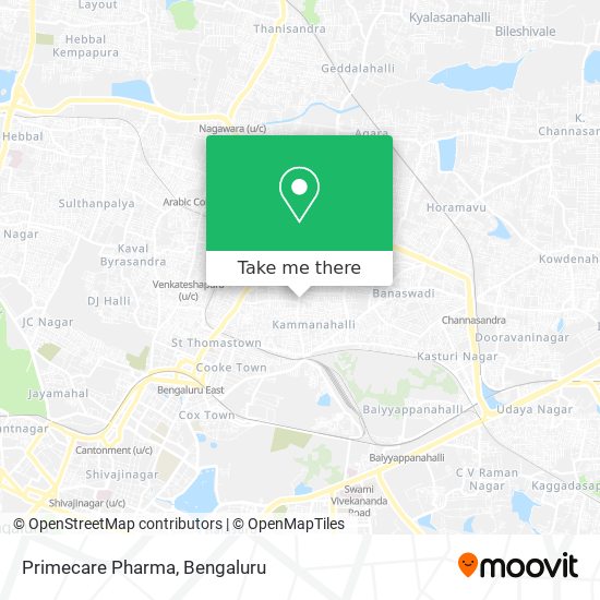 Primecare Pharma map