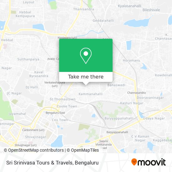 Sri Srinivasa Tours & Travels map