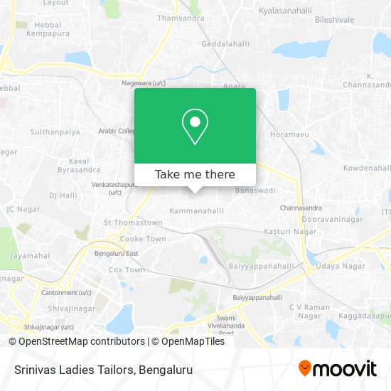 Srinivas Ladies Tailors map