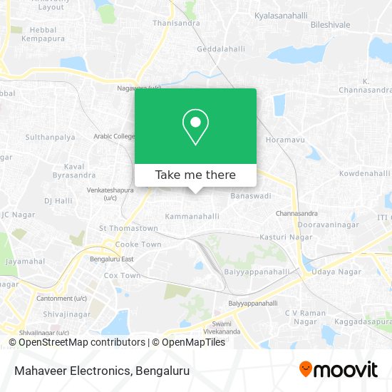 Mahaveer Electronics map