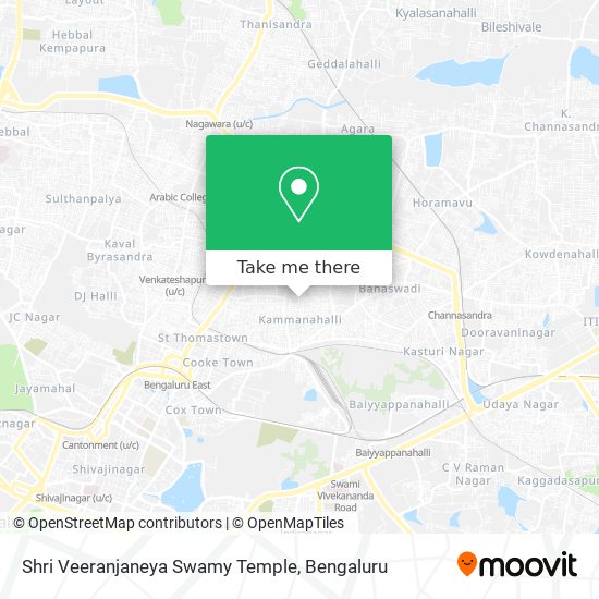 Shri Veeranjaneya Swamy Temple map