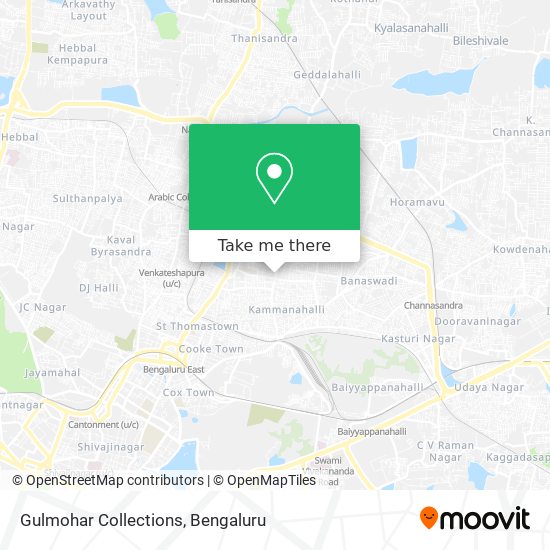 Gulmohar Collections map