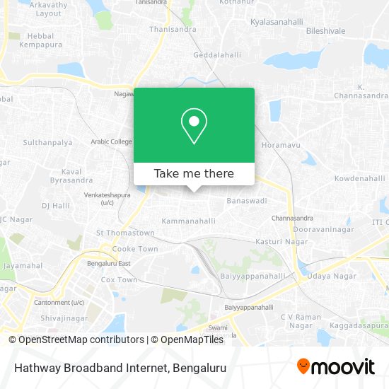 Hathway Broadband Internet map