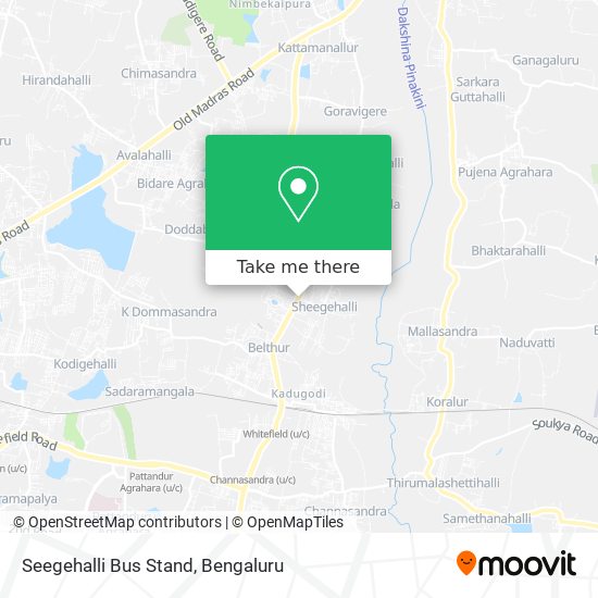 Seegehalli Bus Stand map