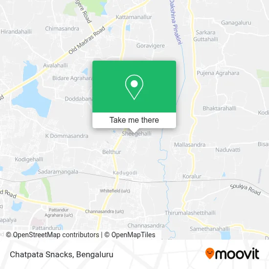 Chatpata Snacks map