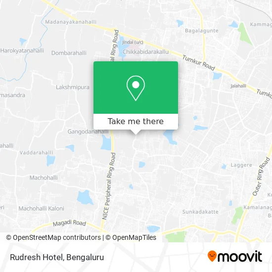 Rudresh Hotel map
