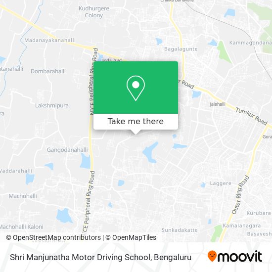 Shri Manjunatha Motor Driving School map