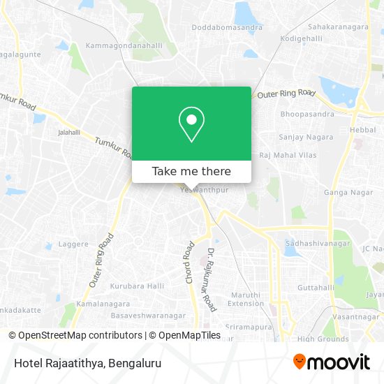 Hotel Rajaatithya map