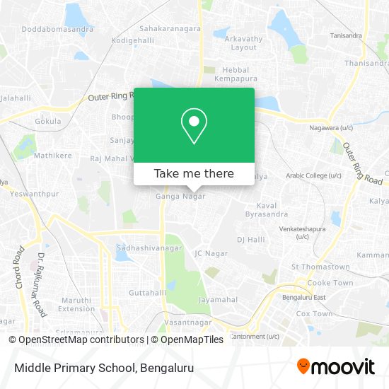 Middle Primary School map