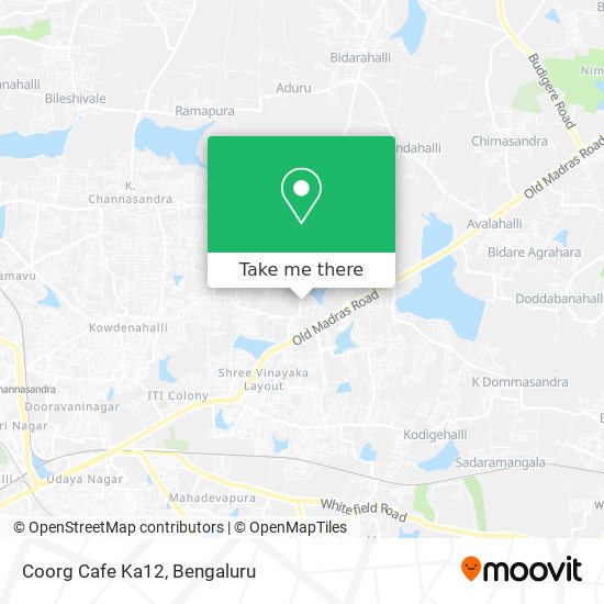 Coorg Cafe Ka12 map