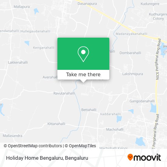 Holiday Home Bengaluru map