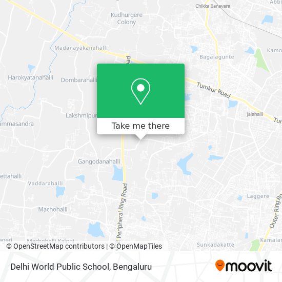 Delhi World Public School map