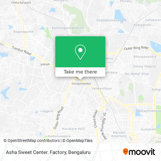 Asha Sweet Center. Factory map