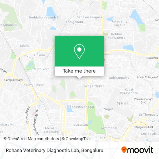 Rohana Veterinary Diagnostic Lab map