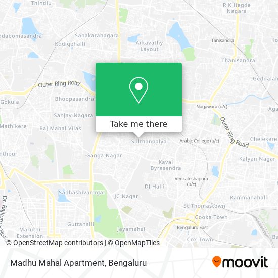 Madhu Mahal Apartment map