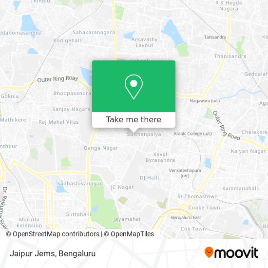 Jaipur Jems map