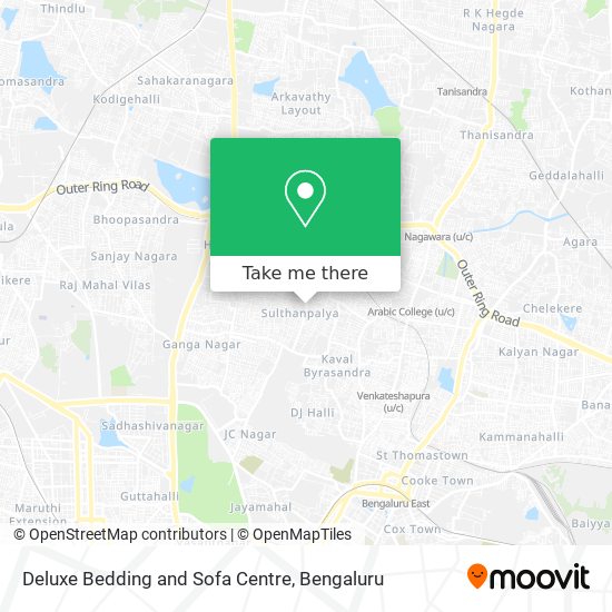 Deluxe Bedding and Sofa Centre map