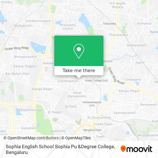 Sophia English School Sophia Pu &Degree College map