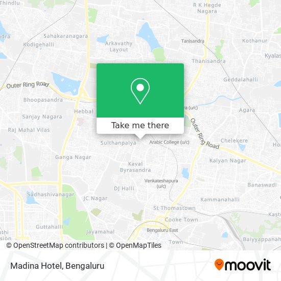 Madina Hotel map