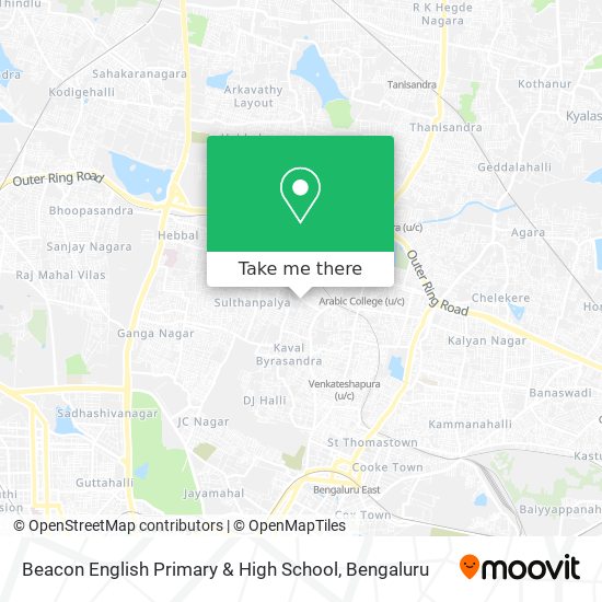 Beacon English Primary & High School map